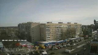 TimeLapse 2017 02 08 Новомосковск, Украина