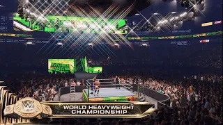 Damien Priest vs Dean Ambrose vs Batista WWE 2K24 World Heavyweight Championship | PS5 4K60 Mayhem