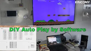 super mario fc nintendo game diy auto play by web relay