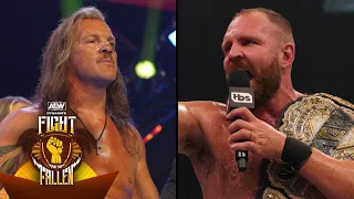 Jericho Challenges Jon Moxley for the AEW Interim World Title | AEW Fight for the Fallen, 7/27/22