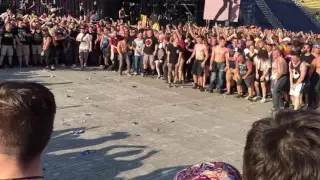 WALL OF DEATH/Pit Bring Me The Horizon ROTR 2016