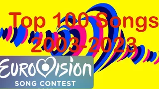 Top 100 Eurovision Songs (2003-2023) with Commentary