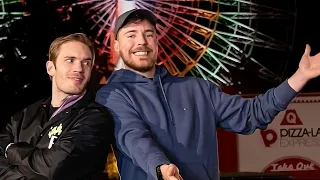 MrBeast Meeting PewDiePie For The First Time In His Life *Emotional*