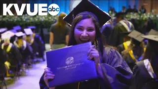 Central Texas woman celebrates college graduation after suffering from rare spine tumor