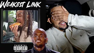 SOMEONE CHECK ON QUAVO! CHRIS BROWN - WEAKEST LINK (QUAVO DISS SONG) REACTION