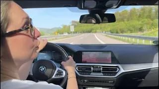 Życie w De 🇩🇪Na stację benzynową, wystawka i jazda BMW 330e@PolkawNiemczech