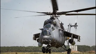 Спецназ и армейская авиация | Боевые вертолеты Ми35 огнем поддержали спецназовцев | Армия России ЮВО