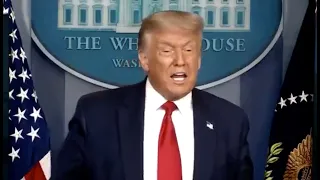 Trump humiliated by reporter as he's confronted for supporting  "doctor" who believes in aliens