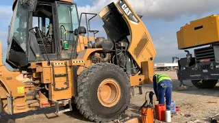 Caterpillar 966H wheel loader ￼monthly service