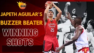 JAPETH AGUILAR'S WINNING SHOTS | BUZZER BEATERS