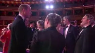 Prince William tells Joaquin Phoenix how much he loved 'Joker' as Duke and Duchess of Cambridge ming