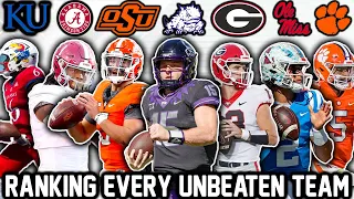 RANKING Every UNDEFEATED TEAM in College Football (1-16)