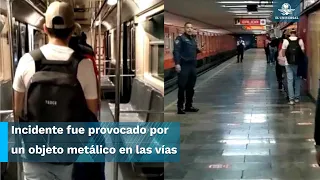 Suspenden servicio en Línea 6 del Metro,  Lindavista a Martín Carrera por corto circuito