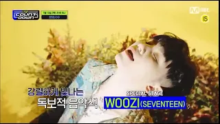 Woozi will perform "Ruby" special stage on mcountdown