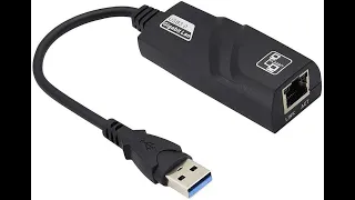 Как решить проблему с интернетомб если на ноутбуке нет lan порта, usb ethernet lan adapter 3.0-2.0