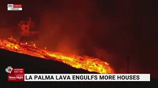 Lava from La Palma volcano engulfs more buildings