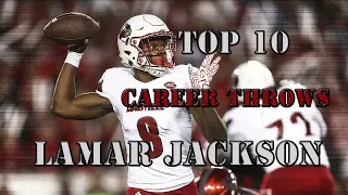 Top 10: Career Throws of Lamar Jackson