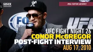 MMA Fighting Archives: Conor McGregor Gives Post-Fight Interview Following Max Holloway Win