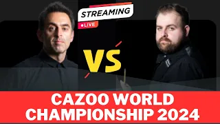 LIVE🎱:Ronnie O'Sullivan vs Jackson page Cazoo World Championship Snooker 2024 score today update