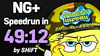 SpongeBob SquarePants: Battle for Bikini Bottom NG+ Speedrun in 49:12 (WR on 3/17/2018)