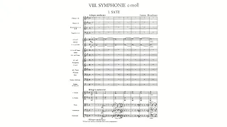 Bruckner: Symphony No. 8 in C minor, WAB 108 [1st version; 1887] (with Score)