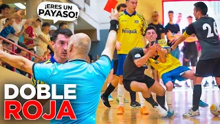 Expulsiones, Insultos, 10 goles, Patadas sin sentido… ¡PARTIDAZO de FÚTBOL SALA!