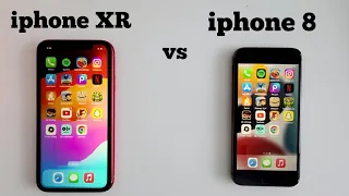 iphone XR VS iphone 8 in 2023 || Speed Test