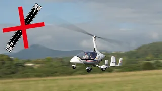 Runway is optional (Gyrocopter)