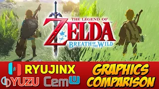 Yuzu Vs CEMU Vs Ryujinx | Graphics Comparison | The Legend of Zelda: Breath of the Wild