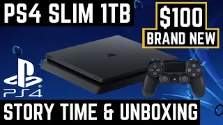 PS4 SLIM 1TB UNBOXING & STORY TIME