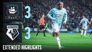 Extended Highlights 🎞️ | Plymouth Argyle 3-3 Watford