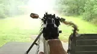 Shooting the Russian PKM Machine Gun