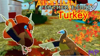 осень и Индейка в симуляторе птиц роблокс (roblox feather family turkey)  | Multikplayer