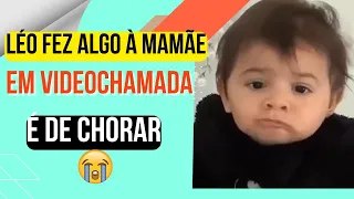 LEOZINHO FEZ ALGO EM VIDEOCHAMADA PARA A MAMÃE ANTES DE PARTIR, QUE É DE CHORAR