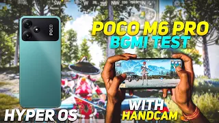 POCO M6 PRO 5G PUBG BGMI GAMING TEST AFTER HYPEROS UPDATE 🔥 POCO M6 PRO 5G REVIEW IN 2024