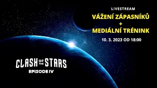 VÁŽENÍ ZÁPASNÍKŮ + MEDIÁLNÍ TRÉNINK #ClashOfTheStars episode IV