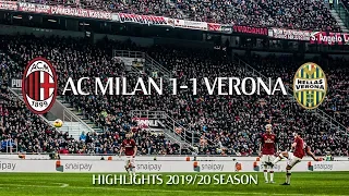 Highlights | AC Milan 1-1 Hellas Verona | Matchday 22 Serie A TIM 2019/20