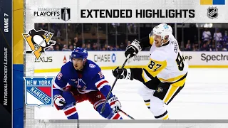 Pittsburgh Penguins vs New York Rangers R1, Gm7 May 15, 2022 HIGHLIGHTS