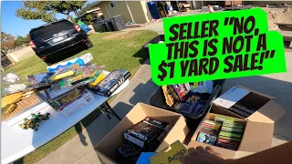 SELLER GOT UPSET "THIS IS NOT A $1 YARD SALE!"