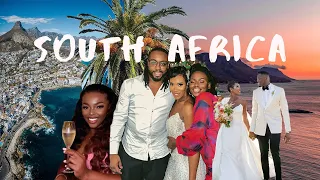 SOUTH AFRICA VLOG: STUNNING DESTINATION WEDDING, WINE TOUR, TABLE MOUNTAIN, ROBBEN ISLAND + MORE