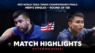 Niagol Stoyanov vs Zhou Qihao | 2021 World Table Tennis Championships Finals | MS | R128