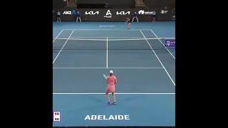 Iga Swiatek, WTA best player's of the year winner against Ashleigh Barty.