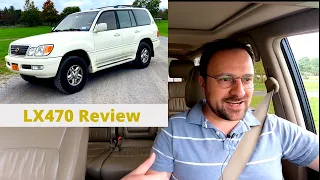 Test drive and walk around review of a Lexus LX470 Toyota Land Cruiser 100 Series