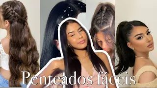 5 Penteados fáceis e rápidos 💇🏻‍♀️🎀