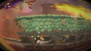 Рок - замок, версия 8 бит. Музыкальный уровень.  Rayman® Legends