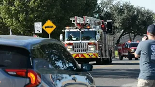 [Arlington Fire-Rescue] (Screaming Q) Quint 8 and Rescue 8 responding