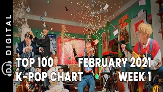 Top 100 K-Pop Songs Chart - February 2021 Week 1 - Digi's Picks