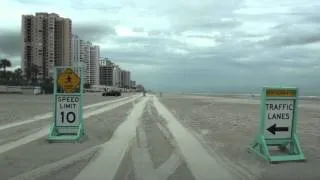 DRIVING ON THE BEACH IN DAYTONA BEACH, FL