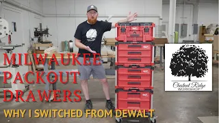 Milwaukee Packout Drawers - I switched from the DeWalt Tough System 2.0, Find Out Why!
