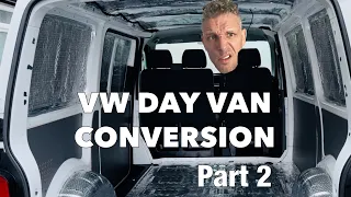 VW Transporter 6.1 Day Van Conversion Part 2 (sound deadening & Insulation)